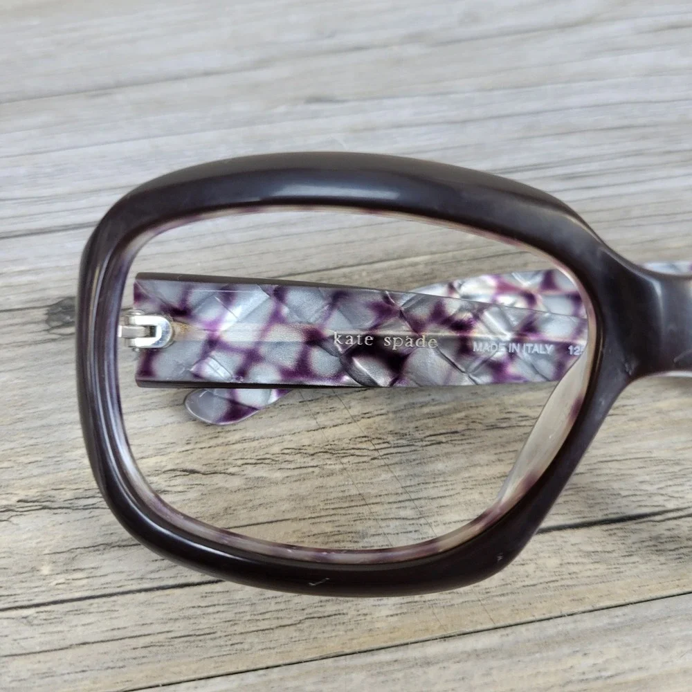 Kate Spade Carla/S Eyeglass Frames Womens 125mm Purple Italy‎ Rectangular